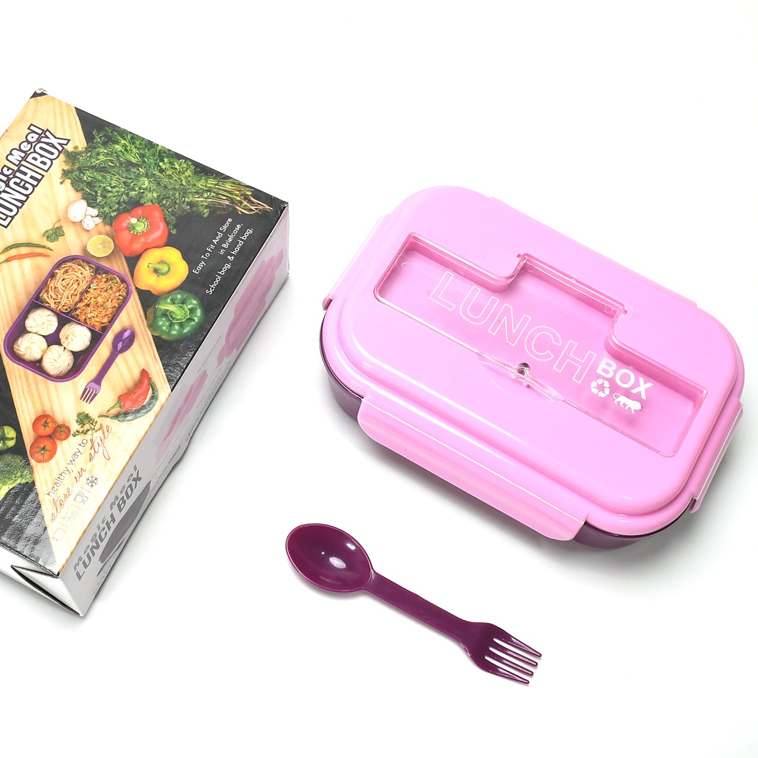 2809V LUNCH BOX 3 COMPARTMENT PLASTIC LINER LUNCH CONTAINER, PORTABLE TABLEWARE SET FOR OFFICE , SCHOOL & HOME USE DeoDap 2809V LUNCH BOX 3 COMPARTMENT PLASTIC LINER LUNCH CONTAINER, PORTABLE TABLEWARE SET FOR OFFICE , SCHOOL & HOME USE DeoDap